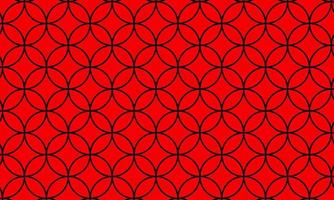 rosso geometrico cerchio modello sfondo. geometrico stile azione vettore. vettore
