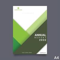 progettazione del layout dell'opuscolo. relazione annuale di attività aziendale, catalogo, rivista, modello di volantino vettore