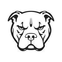 bulldog portafortuna logo ,mano disegnato illustrazione. adatto per logo, sfondo, striscione, sfondo, carta, libro illustrazione, maglietta disegno, etichetta, coperchio, eccetera vettore