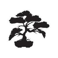 Bonsai simbolo icona, illustrazione design modello. vettore