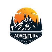avventura Esplorare il mondo logo concetto vettore