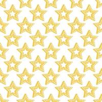 Vector seamless pattern di luminose stelle luminose, festosa, sfondo luminoso