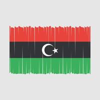 vettore di bandiera libia