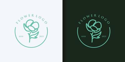 rosa logo fiore vettore icona illustrazione