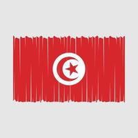 tunisia bandiera vettore illustrazione