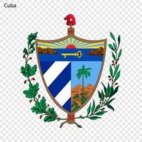 nazionale emblema o simbolo Cuba vettore