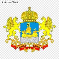 emblema di Provincia di Russia vettore