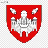 emblema di anversa vettore