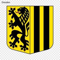 emblema di Dresda vettore