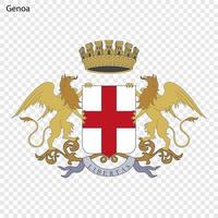 emblema di Genova vettore