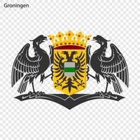 emblema di groningen vettore