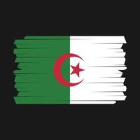 pennello bandiera algeria vettore