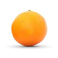 realistico arancia isolato su bianca sfondo. vettore