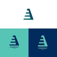 semplice e elegante lettera ae logo, con bellissimo pendenza colori. adatto per rafforzamento il tuo attività commerciale identità. vettore