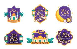 collezione di distintivi eid mubarak