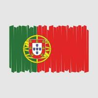 Portogallo bandiera spazzola vettore