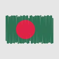 bangladesh bandiera spazzola vettore