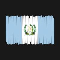 Guatemala bandiera spazzola vettore