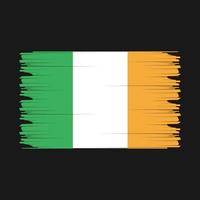 illustrazione della bandiera dell'Irlanda vettore