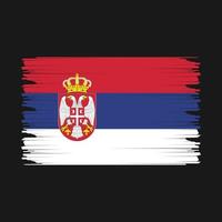 Serbia bandiera illustrazione vettore