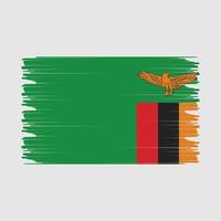 Zambia bandiera illustrazione vettore