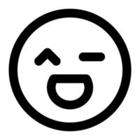 Saluti facciale espressione schema icona di emoticon vettore