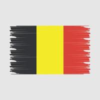 illustrazione della bandiera del Belgio vettore