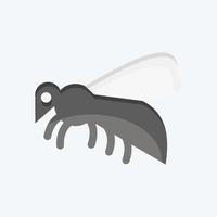 icona ape. relazionato per domestico animali simbolo. semplice design modificabile. semplice illustrazione vettore