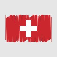Svizzera bandiera vettore illustrazione
