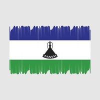 Lesoto bandiera vettore illustrazione