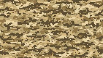 Marrone sabbia pixel militare camuffare cachi modello vettore