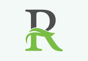 iniziale lettera r logo design modello, vettore illustrazione