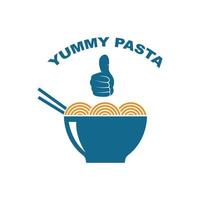 pasta, spaghetti vettore illustrazione icona