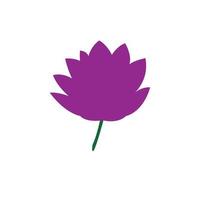 icona del fiore di loto vettore