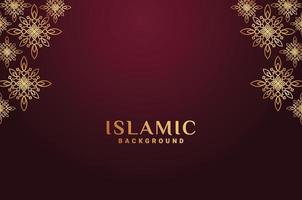 islamico pendenza ornamento lusso sfondo vettore