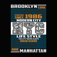 vettore nuovo York ,nyc testo logo, modello tipografia design