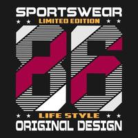 vettore sport logo, testo tipografia design