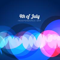 vector abstract 4th of July