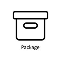pacchetto vettore schema icone. semplice azione illustrazione azione