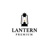 vettore lanterna classico lampada logo design concetto illustrazione idea