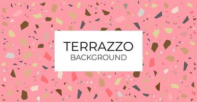 fondo del terrazzo - fondo astratto del modello delle mattonelle del pavimento del terrazzo vettore libero