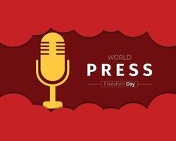 modello della giornata mondiale della libertà di stampa