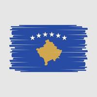 vettore di bandiera kosovo