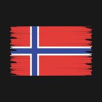 Norvegia bandiera illustrazione vettore