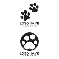 cane zampa vettore impronta icona logo simbolo grafico illustrazione