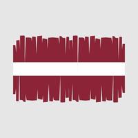 vettore di bandiera lettonia