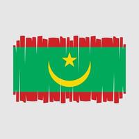 vettore di bandiera mauritania