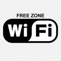 gratuito wi fi cartello. vettore