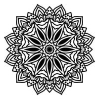 moderno mandala modello design. mandala colorazione pagina design gratuito Scarica vettore