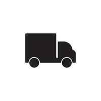 camion icona vettore isolato su bianca sfondo